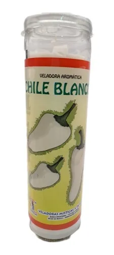 Veladora Chile Blanco